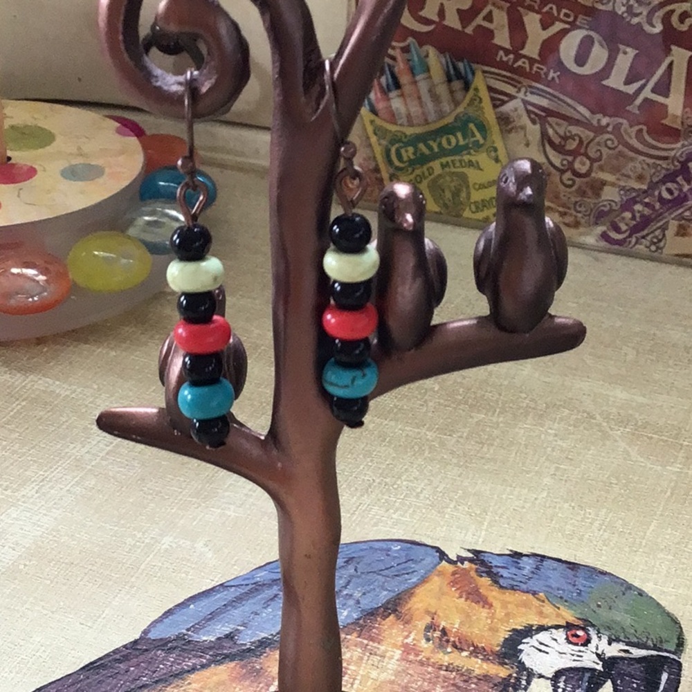 Handmade Colorful Boho Earrings